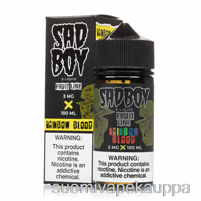 Vape Kauppa Sateenkaariveri - Sadboy - 100ml 0mg